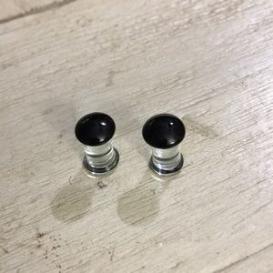 Glass plugs body jewelry